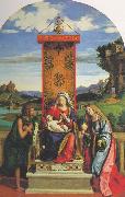 CIMA da Conegliano The Madonna and Child with St John the Baptist and Mary Magdalen dfg oil painting on canvas